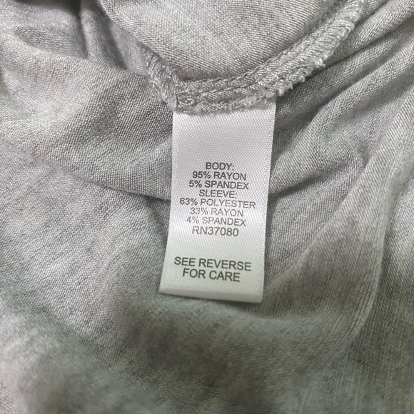 Cato Heather Gray Tee - Picture 5 of 6